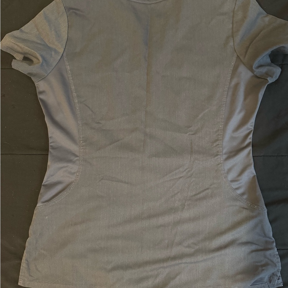 Healing Hands Gray Fitted Short Sleeve Tee - Picture 5 of 5